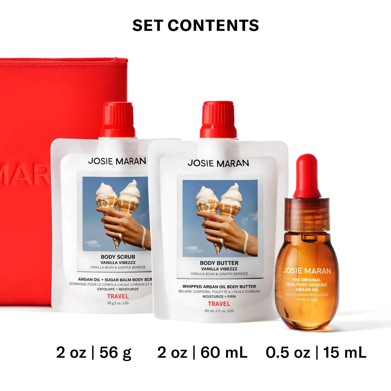 Josie Maran-The Babies 3-Piece Hydration Travel Trio *preorden*