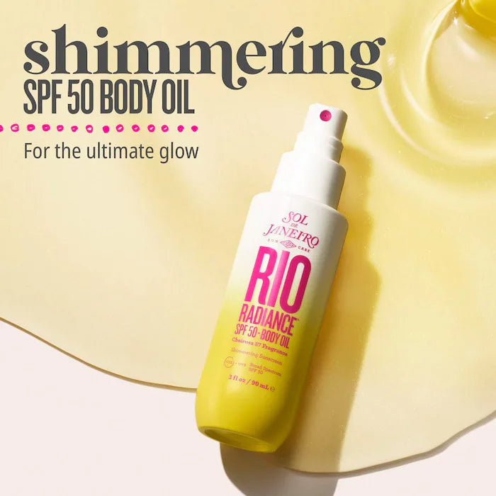 Sol de Janeiro- Rio Radiance™ SPF 50 Shimmering Body Oil Sunscreen *PREORDEN*
