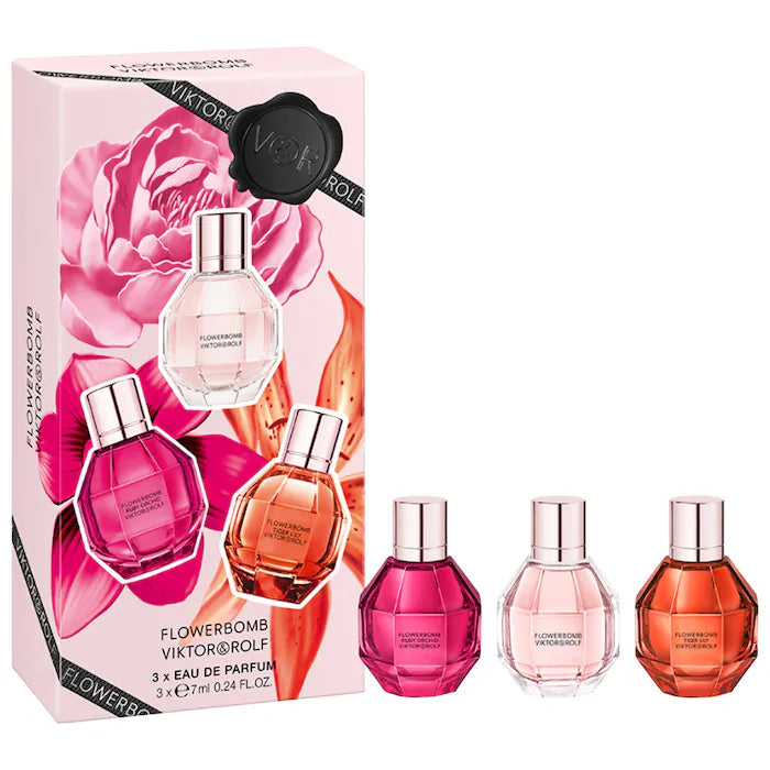 Viktor&Rolf- Mini Flowerbomb Perfume Trio Set *PREORDEN*