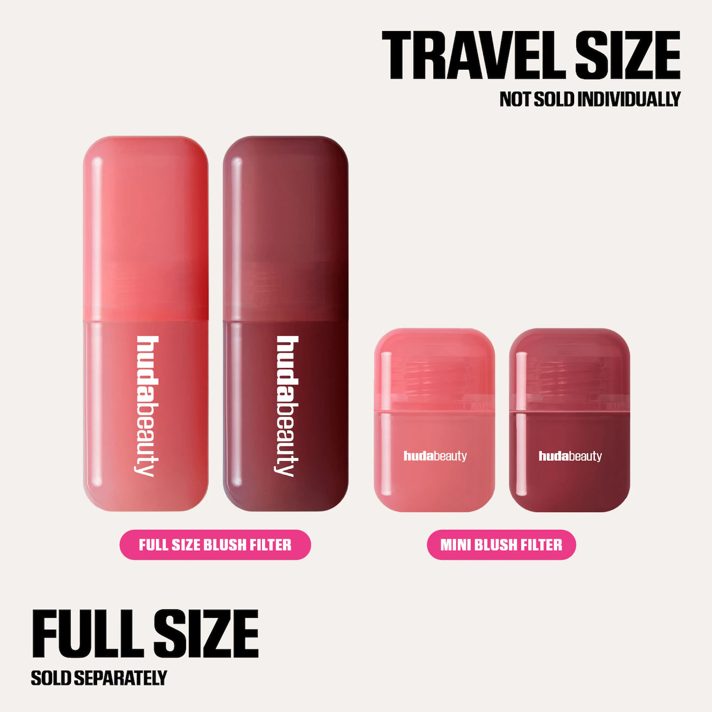 HUDA BEAUTY - Mini Baby Blush Duo Set *preorden*