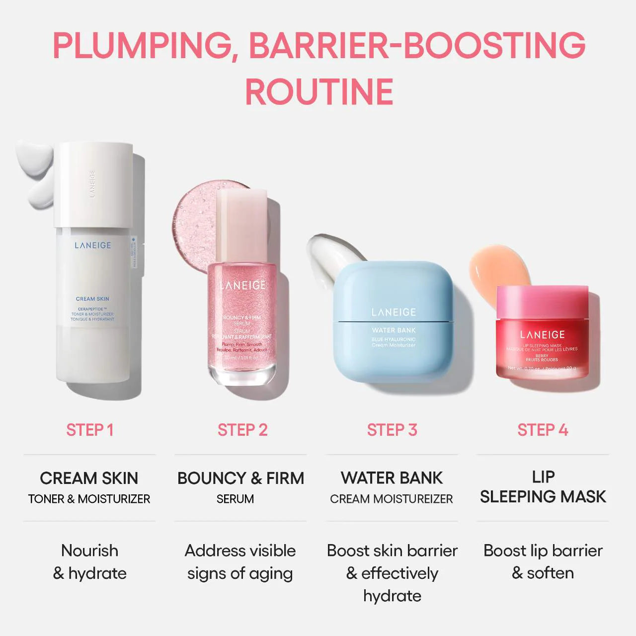 LANEIGE - Bouncy & Firm Radiance Boosting Serum with Peony & Collagen Complex™ *preorden*
