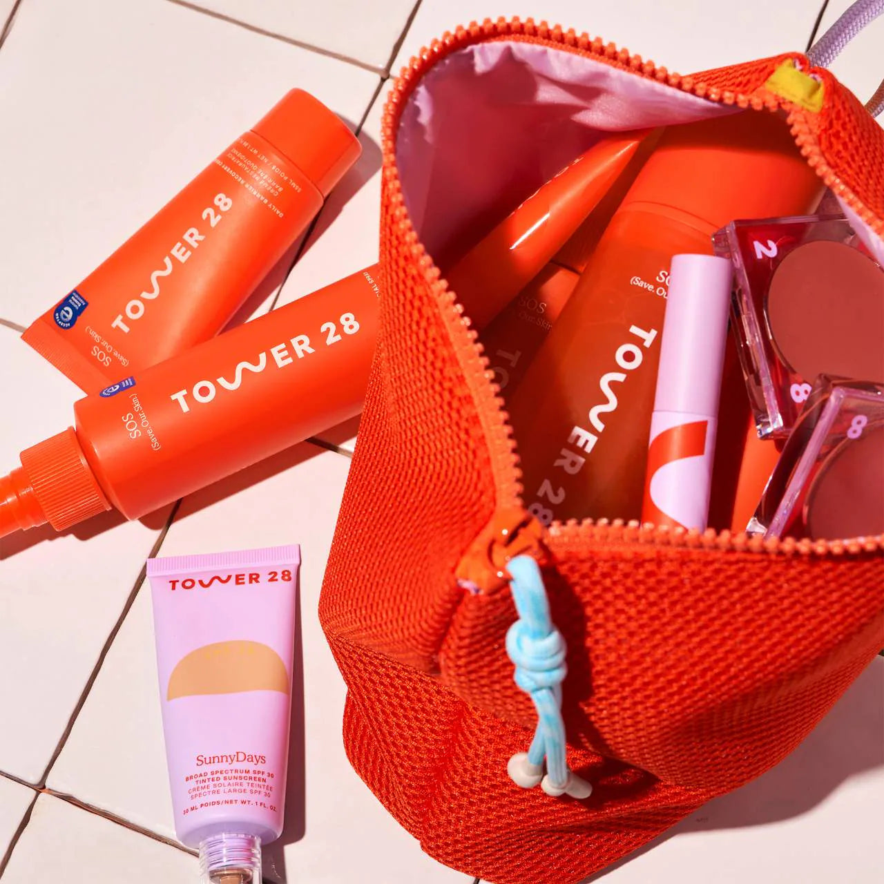 Tower 28 Beauty - SOS (Store. Our. Stuff) Makeup Bag *preorden*