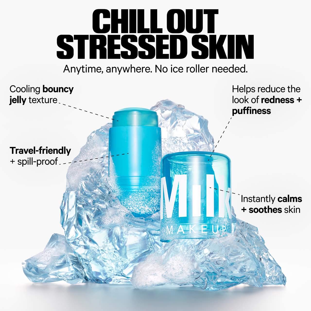 MILK MAKEUP - Cooling Water Jelly Ice Soothing Serum Stick with Niacinamide *preorden*