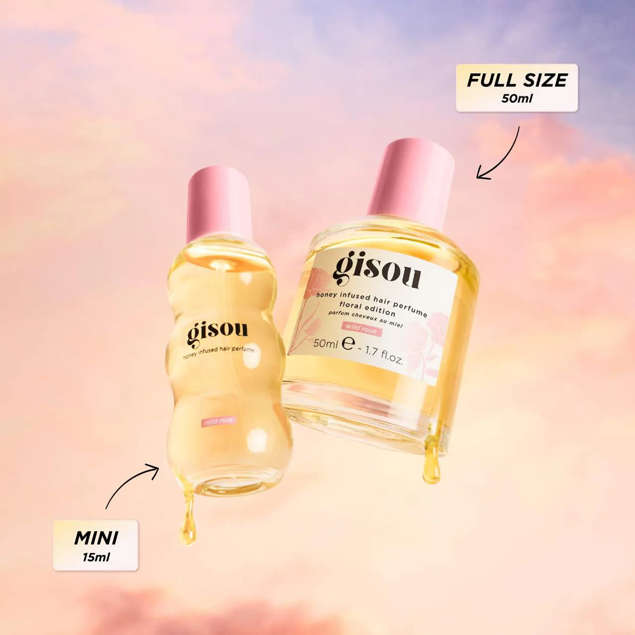 Gisou - Gisou Mini Wild Rose Honey Infused Hair Perfume *PREORDEN*