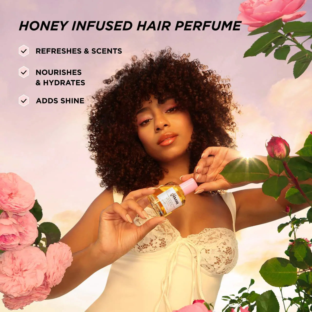 Gisou - Gisou Mini Wild Rose Honey Infused Hair Perfume *PREORDEN*