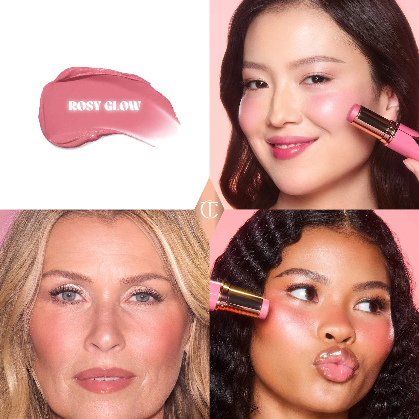 Charlotte Tilbury - Unreal Lip + Cheek Glow Blush Stick with Hyaluronic Acid *PREORDEN*