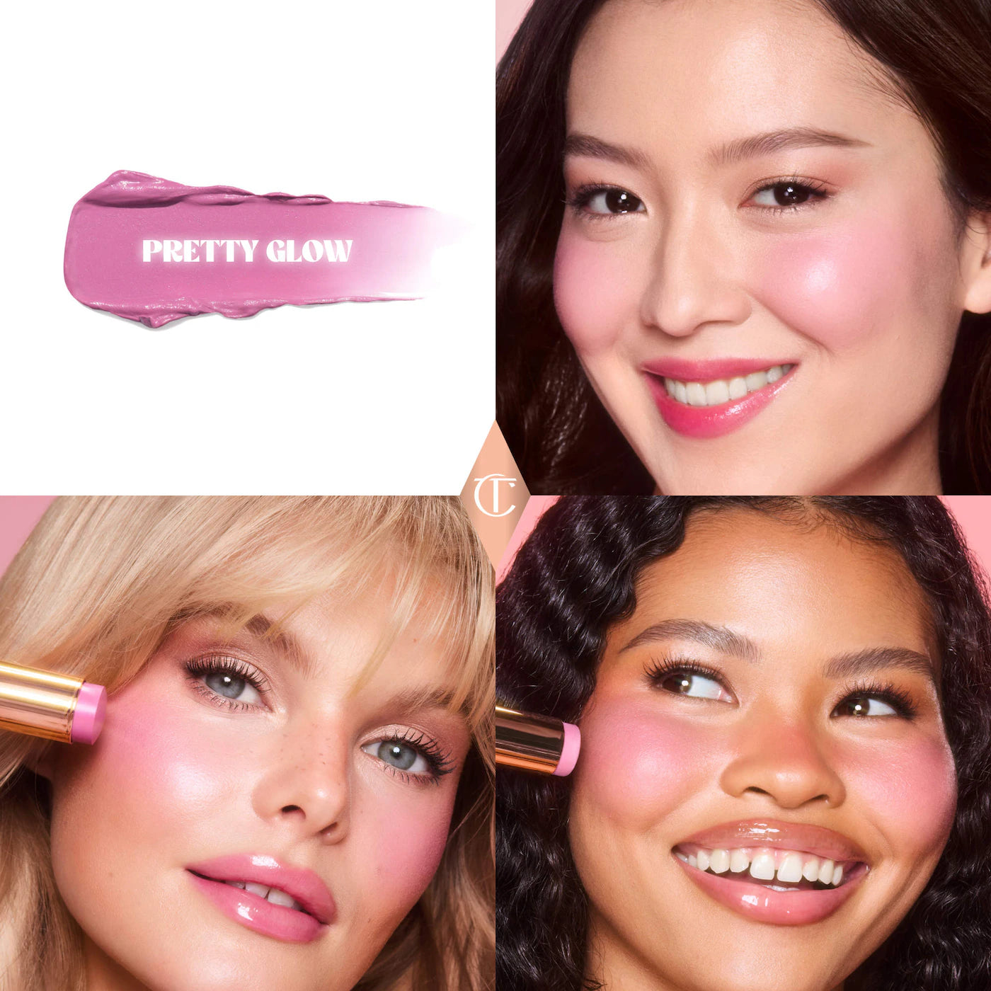 Charlotte Tilbury - Unreal Lip + Cheek Glow Blush Stick with Hyaluronic Acid *PREORDEN*