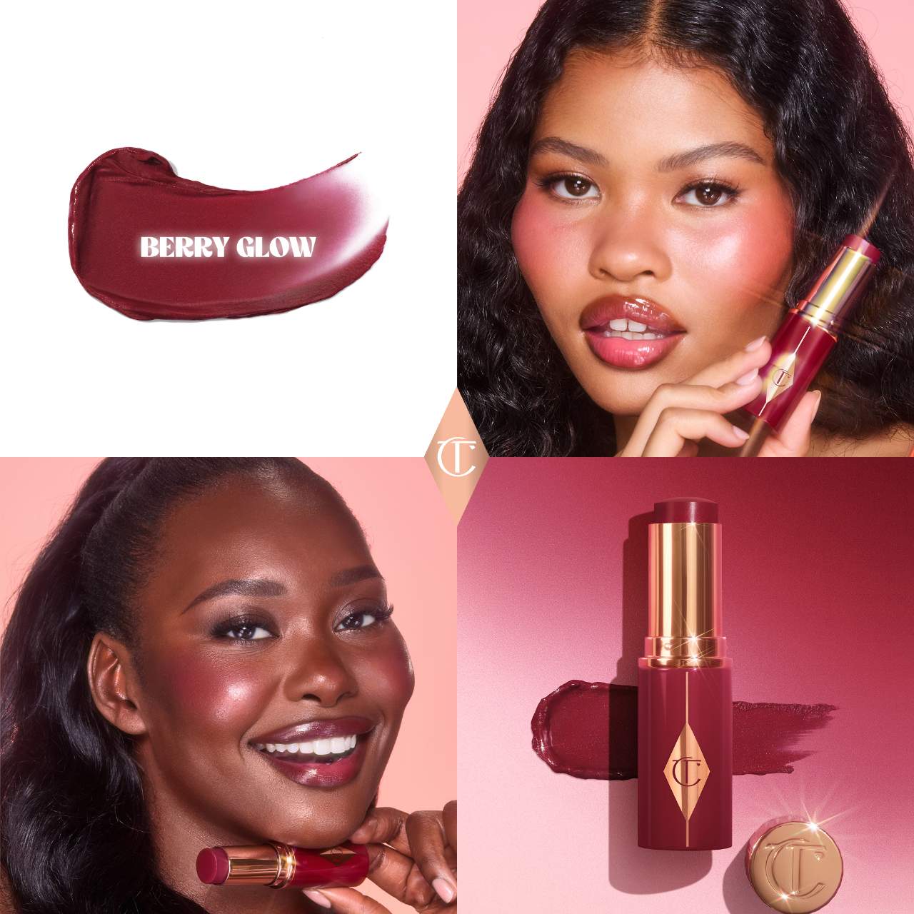 Charlotte Tilbury - Unreal Lip + Cheek Glow Blush Stick with Hyaluronic Acid *PREORDEN*