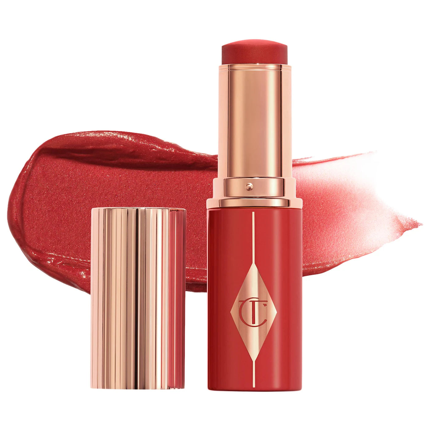 Charlotte Tilbury - Unreal Lip + Cheek Glow Blush Stick with Hyaluronic Acid *PREORDEN*