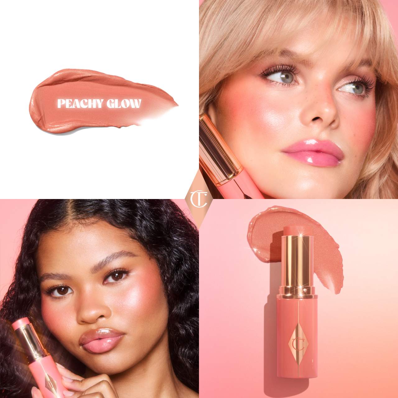 Charlotte Tilbury - Unreal Lip + Cheek Glow Blush Stick with Hyaluronic Acid *PREORDEN*
