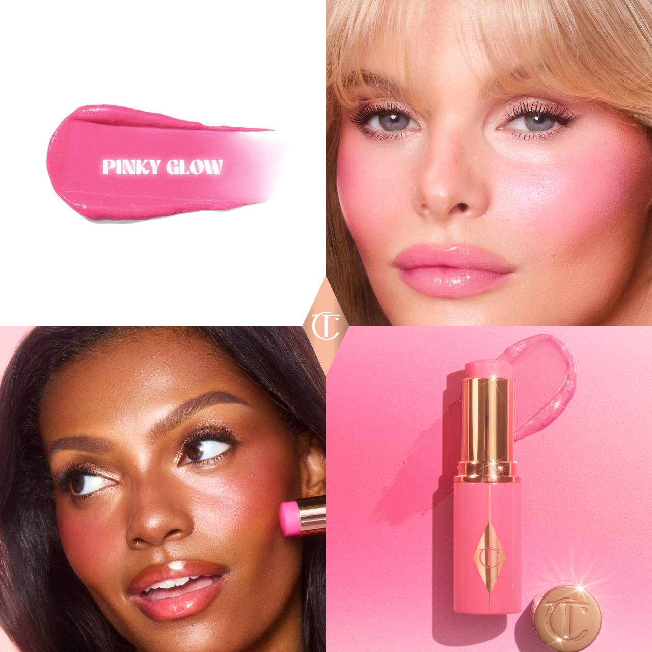 Charlotte Tilbury - Unreal Lip + Cheek Glow Blush Stick with Hyaluronic Acid *PREORDEN*