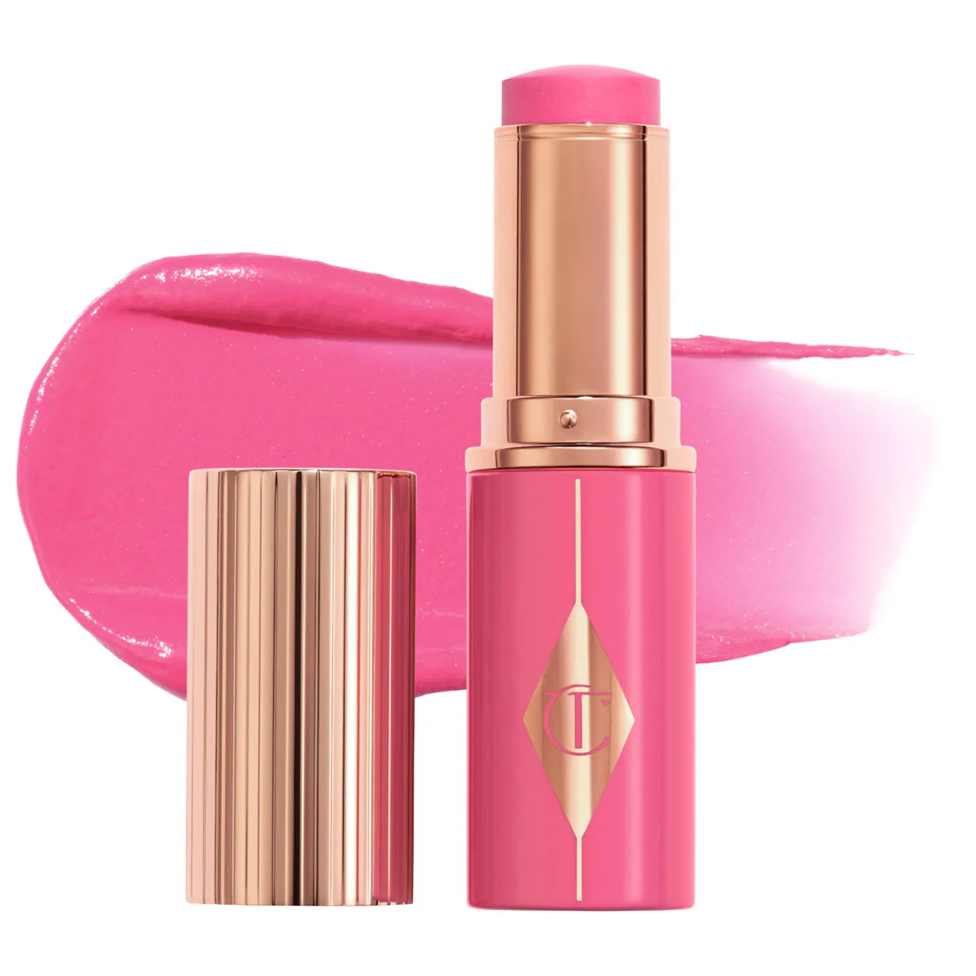 Charlotte Tilbury - Unreal Lip + Cheek Glow Blush Stick with Hyaluronic Acid *PREORDEN*