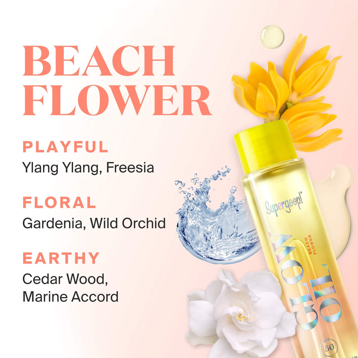 Supergoop! Glow Oil SPF 50 Body Oil with Gardenia & Wild Orchid *preorden*