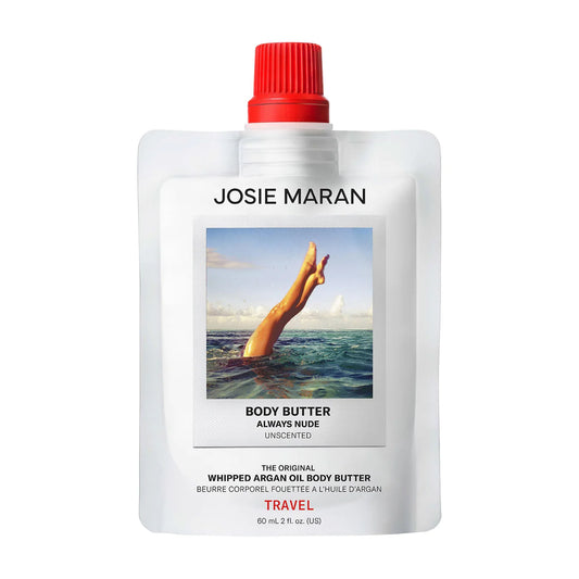 Josie Maran- Mini Always Nude (Unscented) - Whipped Argan Oil Refillable Firming Body Butter *preorden*