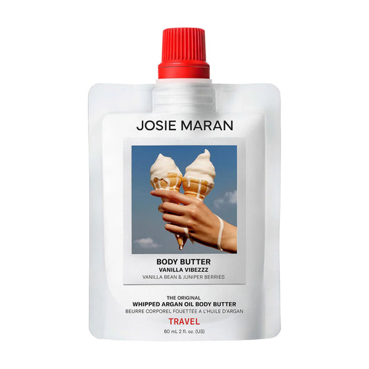 Josie Maran-Mini Vanilla Vibezzz - Whipped Argan Oil Refillable Firming Body Butter *preorden*