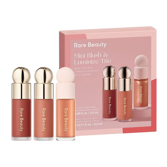 Rare Beauty- Mini Blush & Luminize Trio