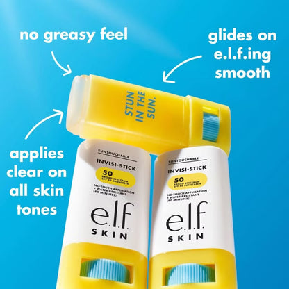 e.l.f. - Suntouchable Invisi-Stick Sunscreens - SPF 50 *preorden*