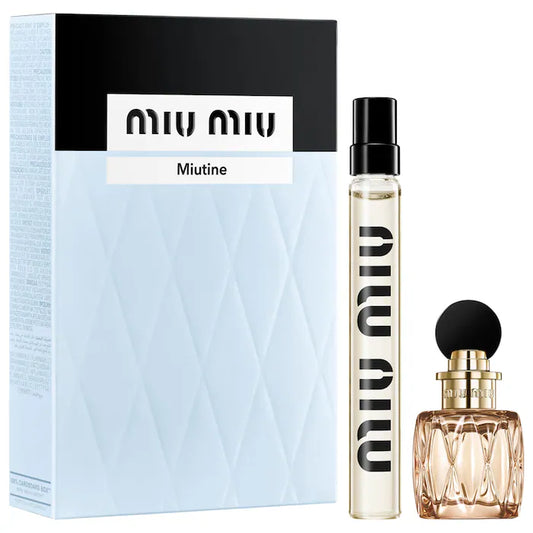 Miu Miu- Mini miutine Eau De Parfum Perfume Duo Gift Set