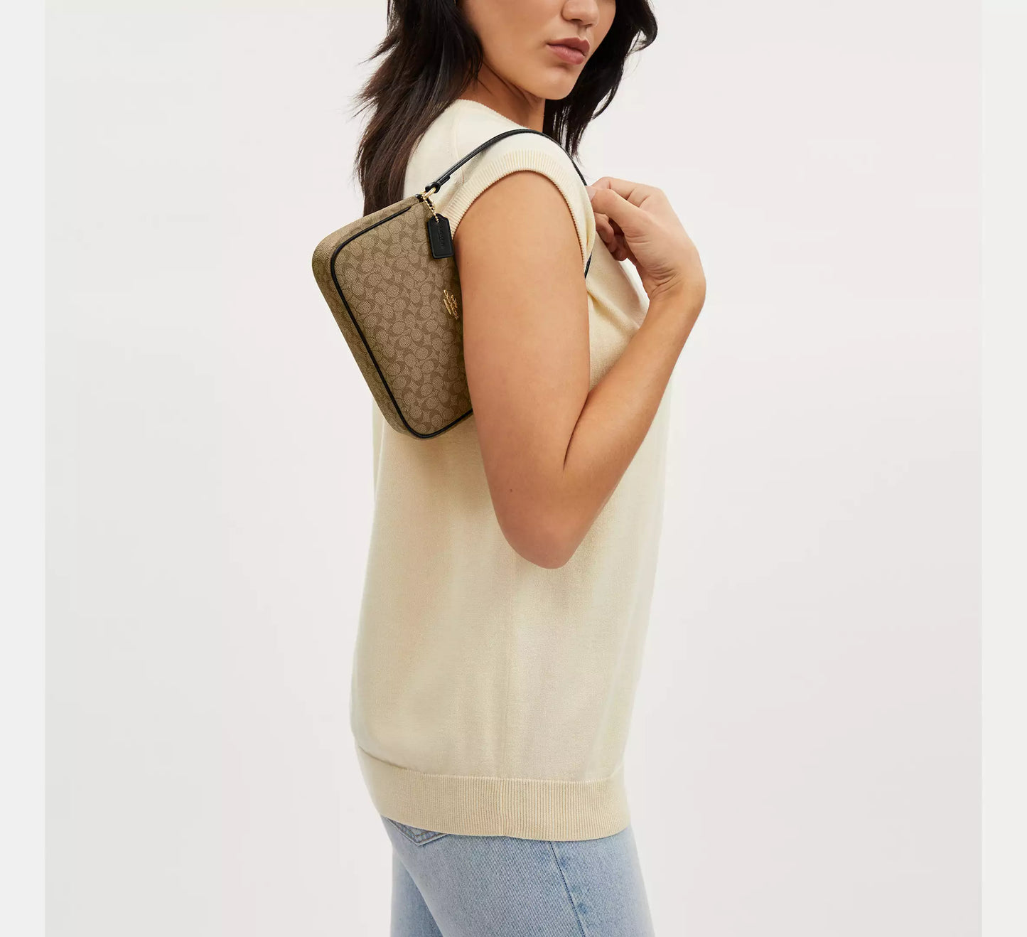 Coach Outlet- Nolita 19 In Colorblock Signature Canvas *PREORDEN*