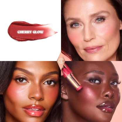 Charlotte Tilbury - Unreal Lip + Cheek Glow Blush Stick with Hyaluronic Acid *PREORDEN*