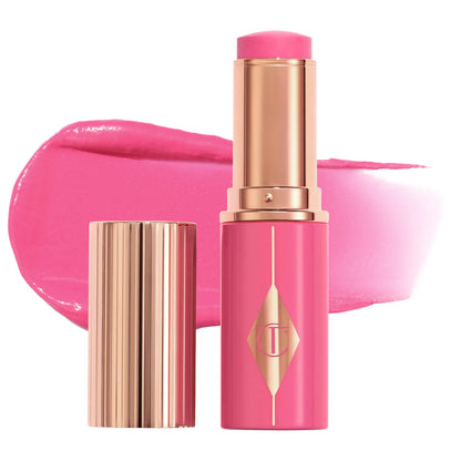 Charlotte Tilbury - Unreal Lip + Cheek Glow Blush Stick with Hyaluronic Acid *PREORDEN*