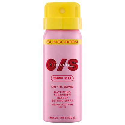 One Size by Patrick Starrr- On 'Til Dawn Mattifying Sunscreen Makeup Setting Spray SPF 28 *preorden*