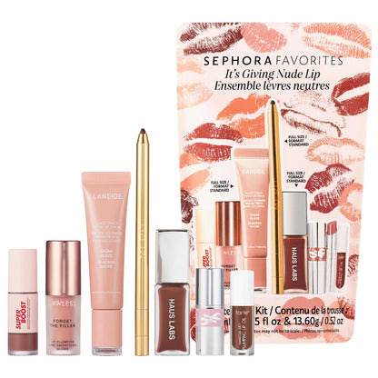 Sephora Favorites - It's Giving Nude Lip Makeup Value Set *PREORDEN*